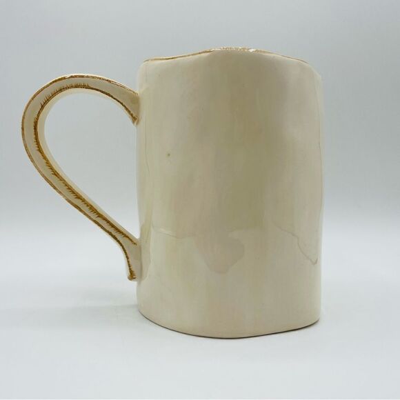 Magenta Pumpkin Distressed Ceramic Mug - Picture 2 of 4